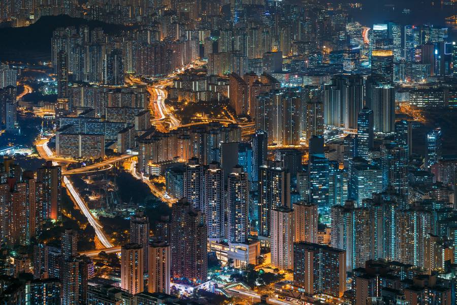 ENELTEC LED light show in Hong Kong | Eneltec Group