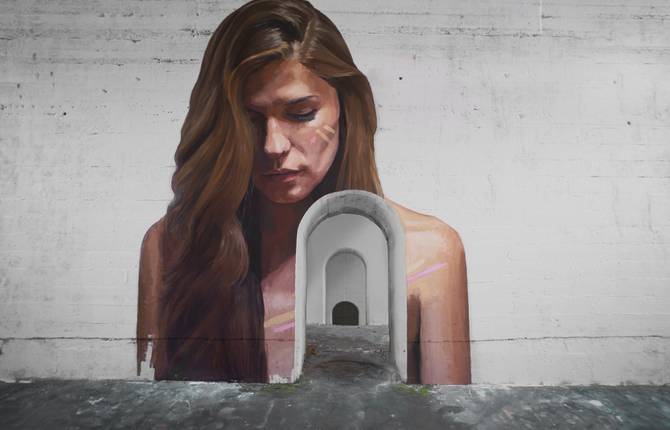 New Women Portraits in Unexpected Places by Hula