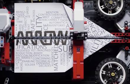 LEGO Paper Airplane Machine