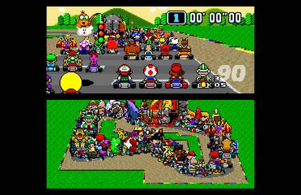 Super Mario Kart with 101 players