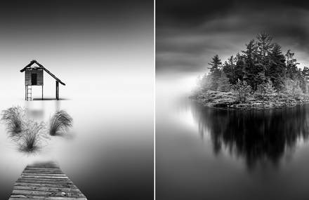 Minimalist Long Exposure Black and White Photography