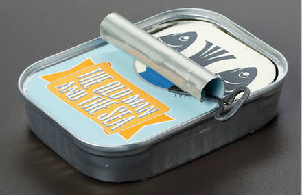 Tiny Book Packaged in a Sardines Tin