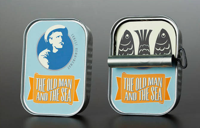 Tiny Book Packaged in a Sardines Tin