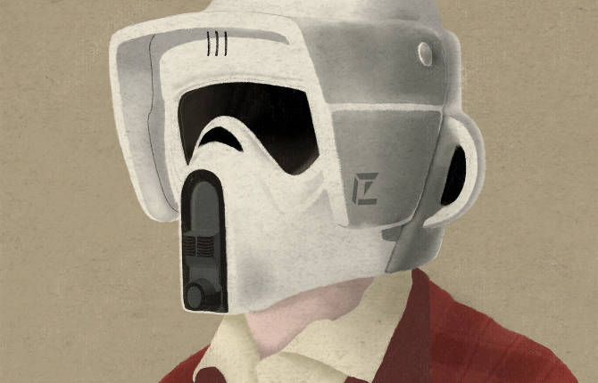Creative Retro Star Wars Illustrations
