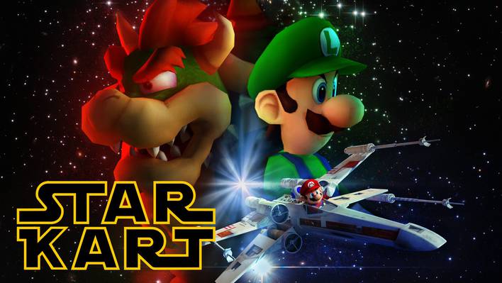 Star Kart – Star Wars + Mario Kart