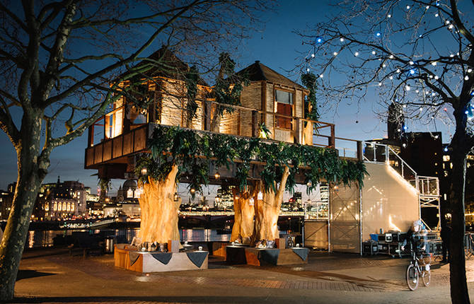 Stunning Treehouse Palace in London