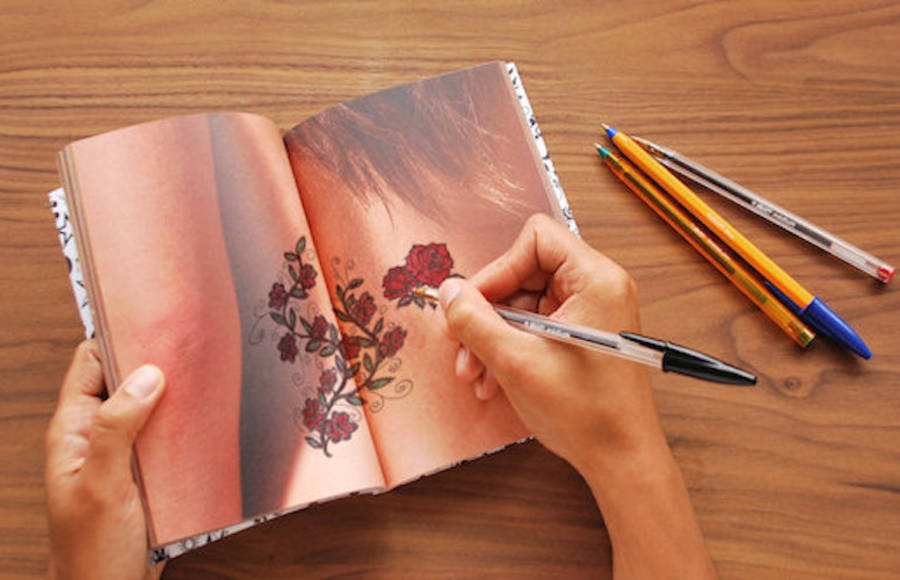 100 Pages Of Skin to Practice the Art of Tattoo