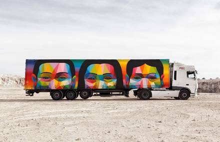 Colorful Art on Trucks