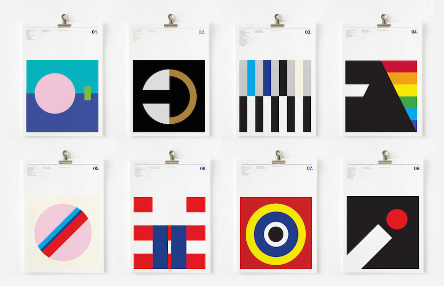 Graphic Posters of Classic Album Covers