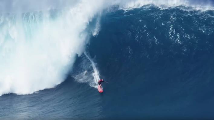 Surfing a 20 Meters Wave