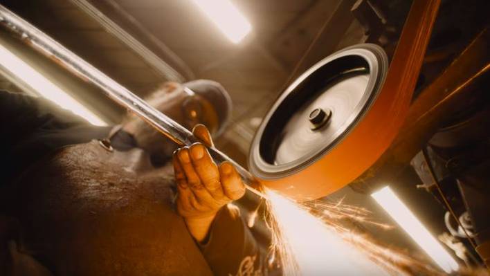 Blacksmith at Work Shot on RED Camera 8K