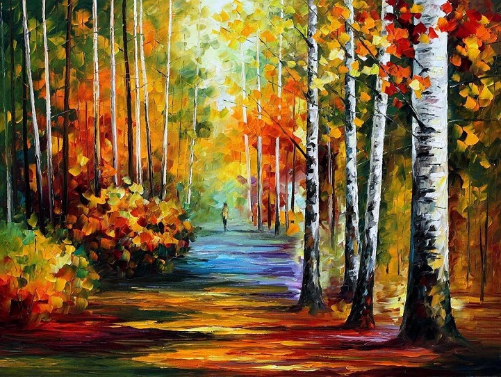 Autumnal and Colorful Oil Paintings1