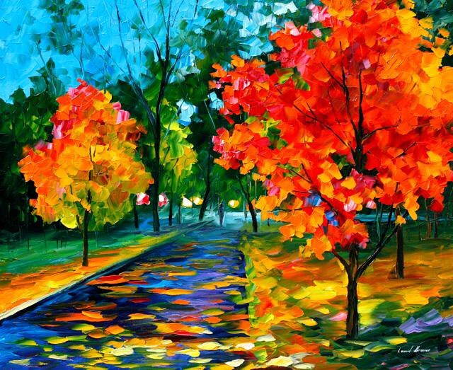 Autumnal and Colorful Oil Paintings15