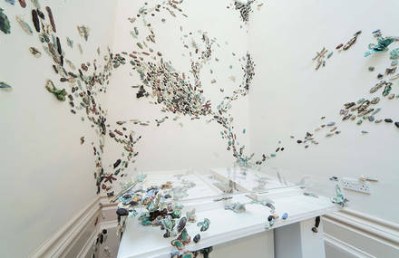 Swarms of Ceramic Beetles on Gallery Walls