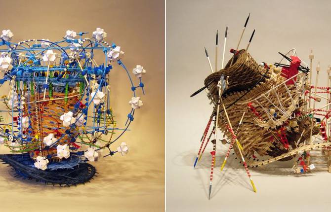 Colorful and Complex Sculptures Based on Weather Data