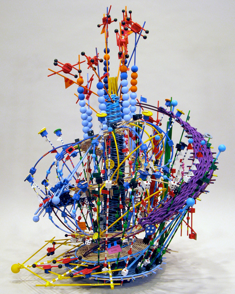 Colorful and Complex Sculptures Based on Weather Data-5