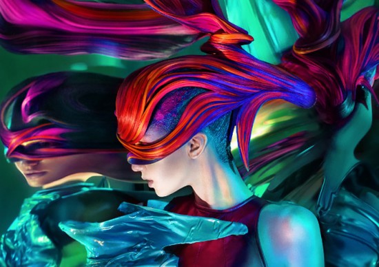 Colorful and Wavy Fashion Photography1