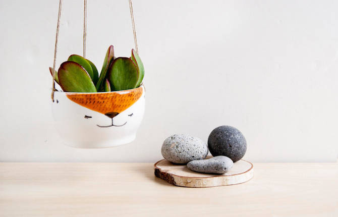 Cute Handpainted Ceramic Pots and Cups