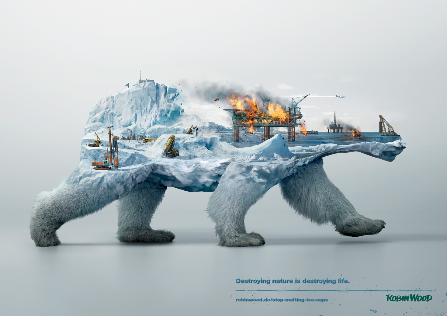 Destroying Nature is Destroying Life Ad1