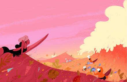 Editorial Illustrations by Simone Massoni