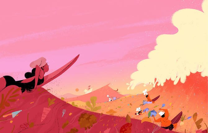 Editorial Illustrations by Simone Massoni