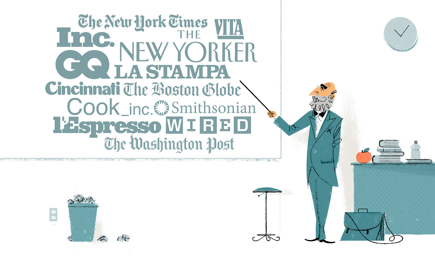 Editorial Illustrations by Simone Massoni9