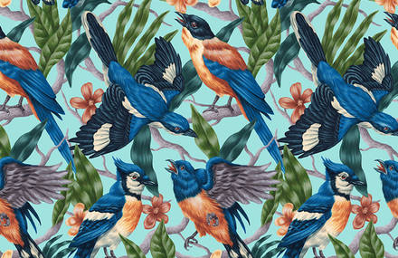 Hand-Painted Pattern Designs