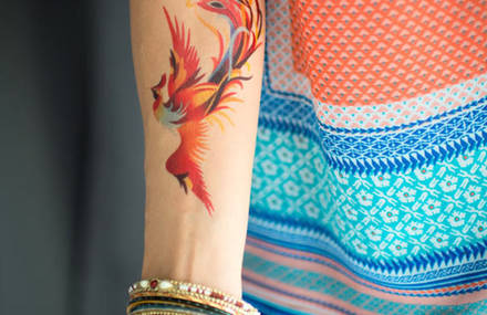 Inventive and Pain-Free Temporary Tattoos