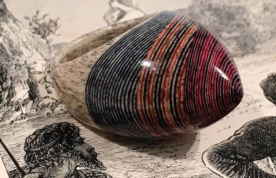 Jewelry Made With Recycled Old Books