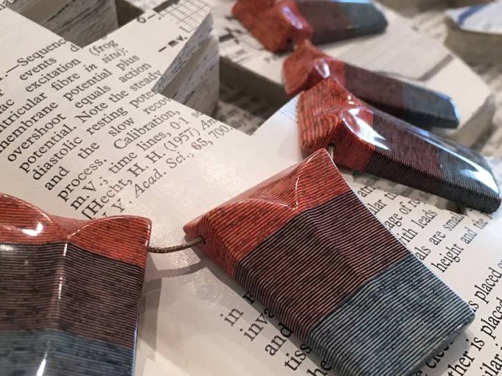 Jewelry Made With Recycled Old Books-14