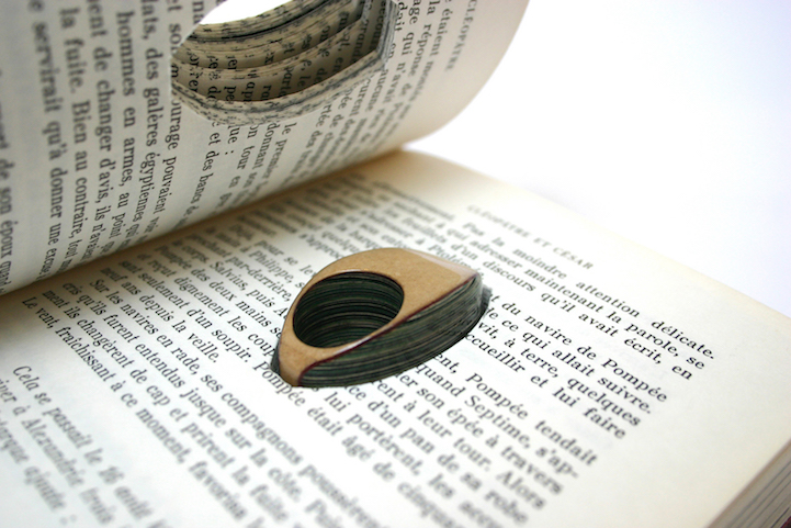 Jewelry Made With Recycled Old Books-5