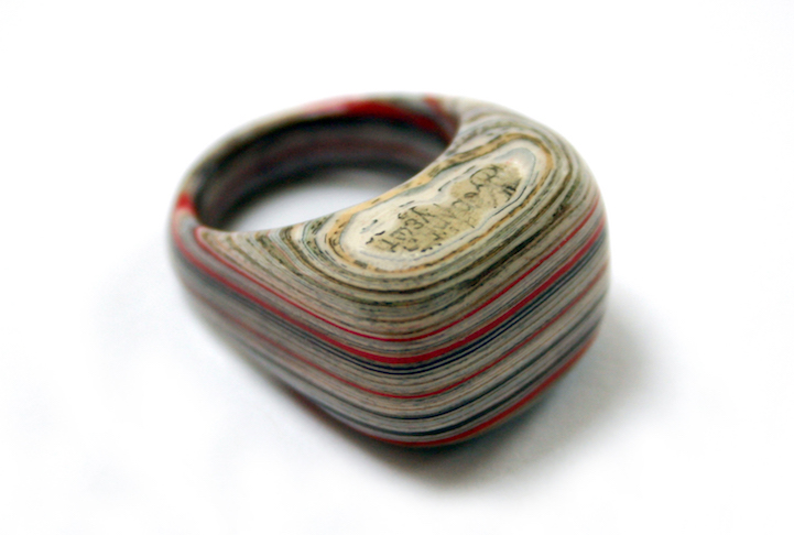 Jewelry Made With Recycled Old Books-7