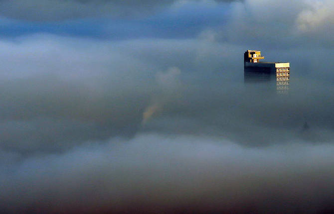 Mysterious Landscapes Covered with Fog