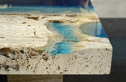 New Lagoon Coffee Table by Alexandre Chapelin