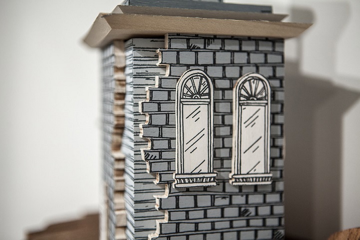 Miniature Cities Built with Carvings and Illustration 17