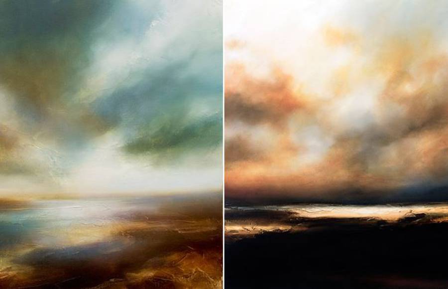 Mysterious Hazy Paintings of Maritime Landscapes