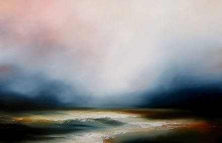 Mysterious Hazy Paintings of Maritime Landscapes