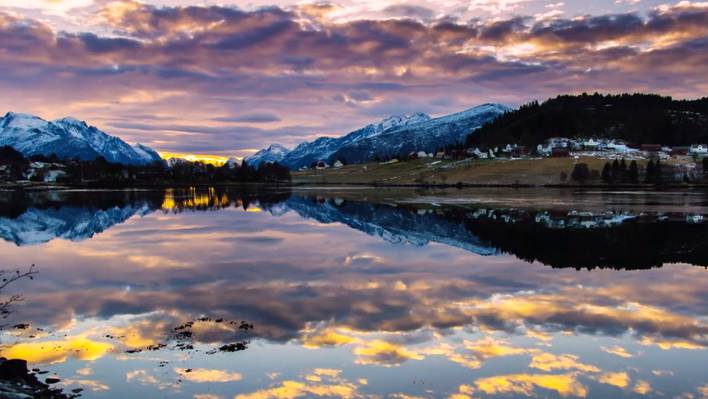 Mysterious Quiet Fjords of Norway