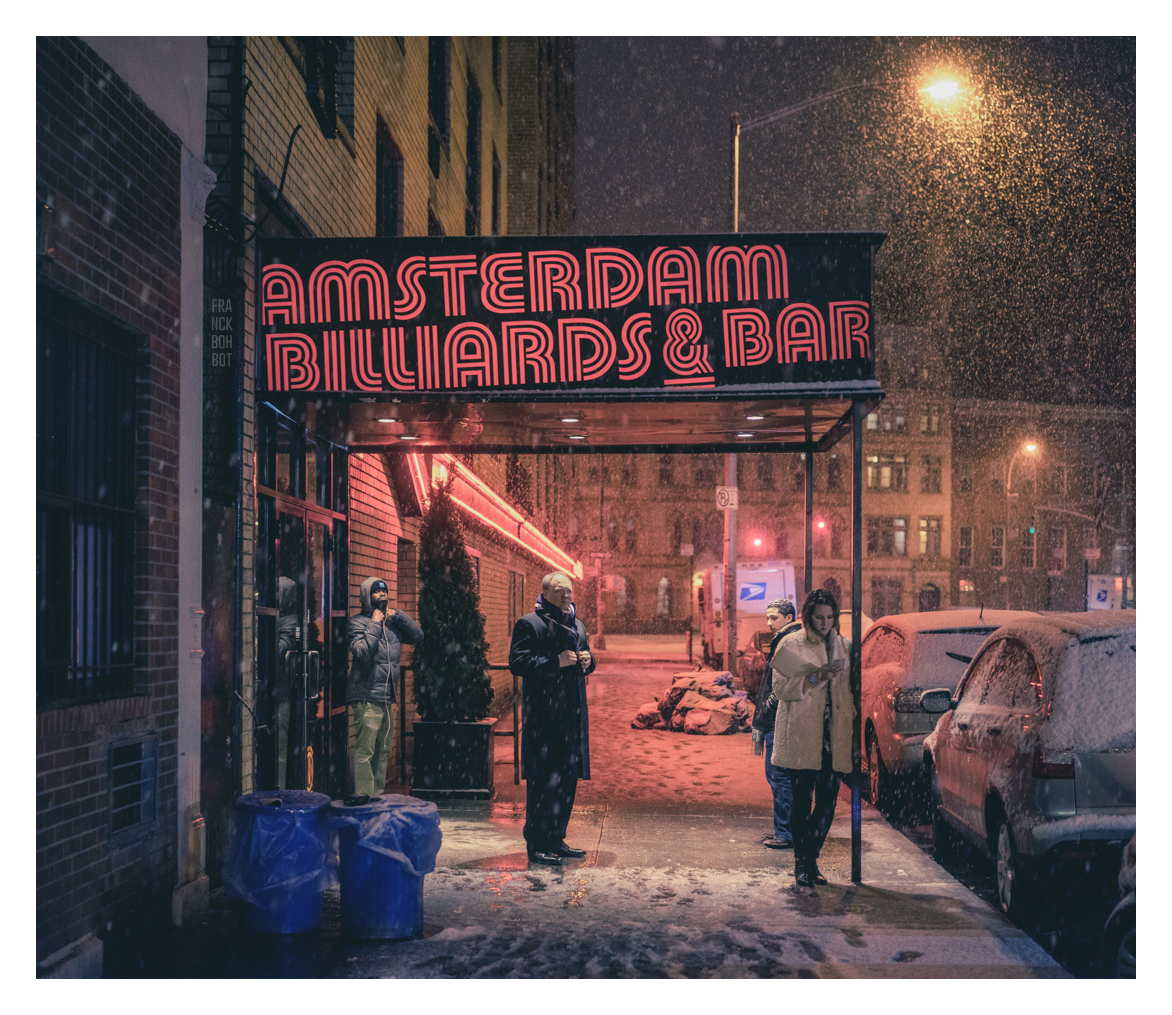 Amsterdam Billards & Bar, Strangers on 11th Street, Manhattan, NY, 2015