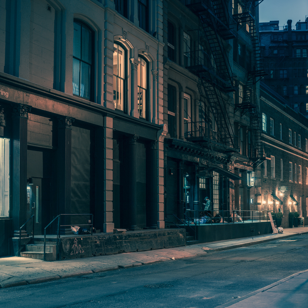 Tribeca, Night Scene, New York, NY, 2015