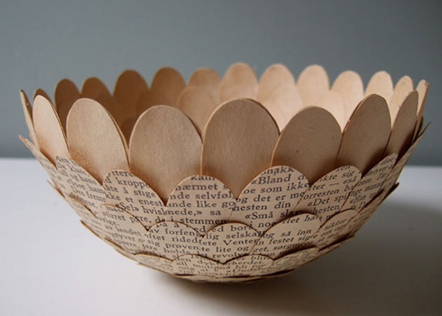 Paper Art Made with Recycled Old Books6