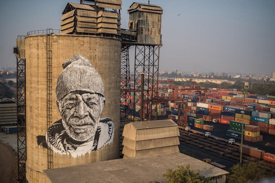 Realistic Mural Portraits by ECB1