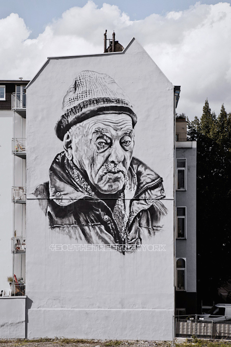 Realistic Mural Portraits by ECB6