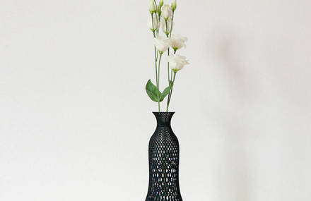 Sculptural 3D Printed Vases to Reuse Your Old Bottles