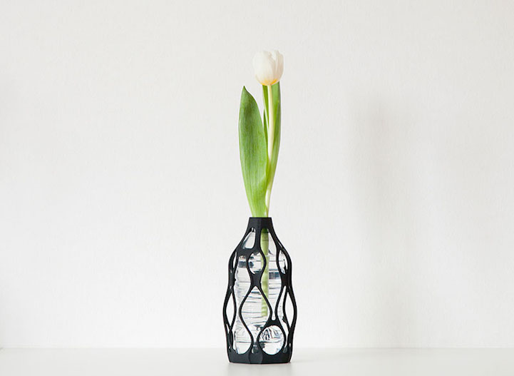 Sculptural 3D Printed Vases to Use Your Old Bottles-4