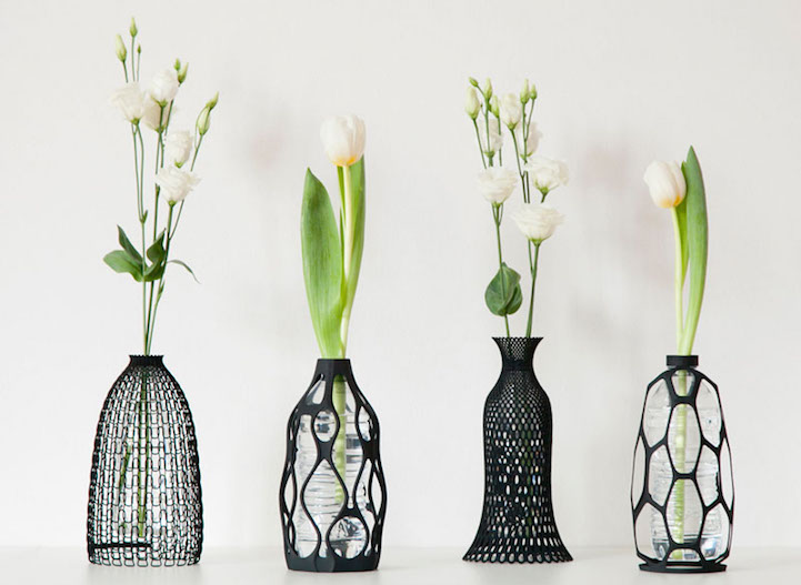 Sculptural 3D Printed Vases to Use Your Old Bottles-5