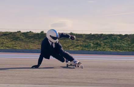 Skating a Race Circuit at 70mph in a Suit