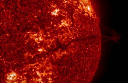Sun Atmosphere Time Lapses