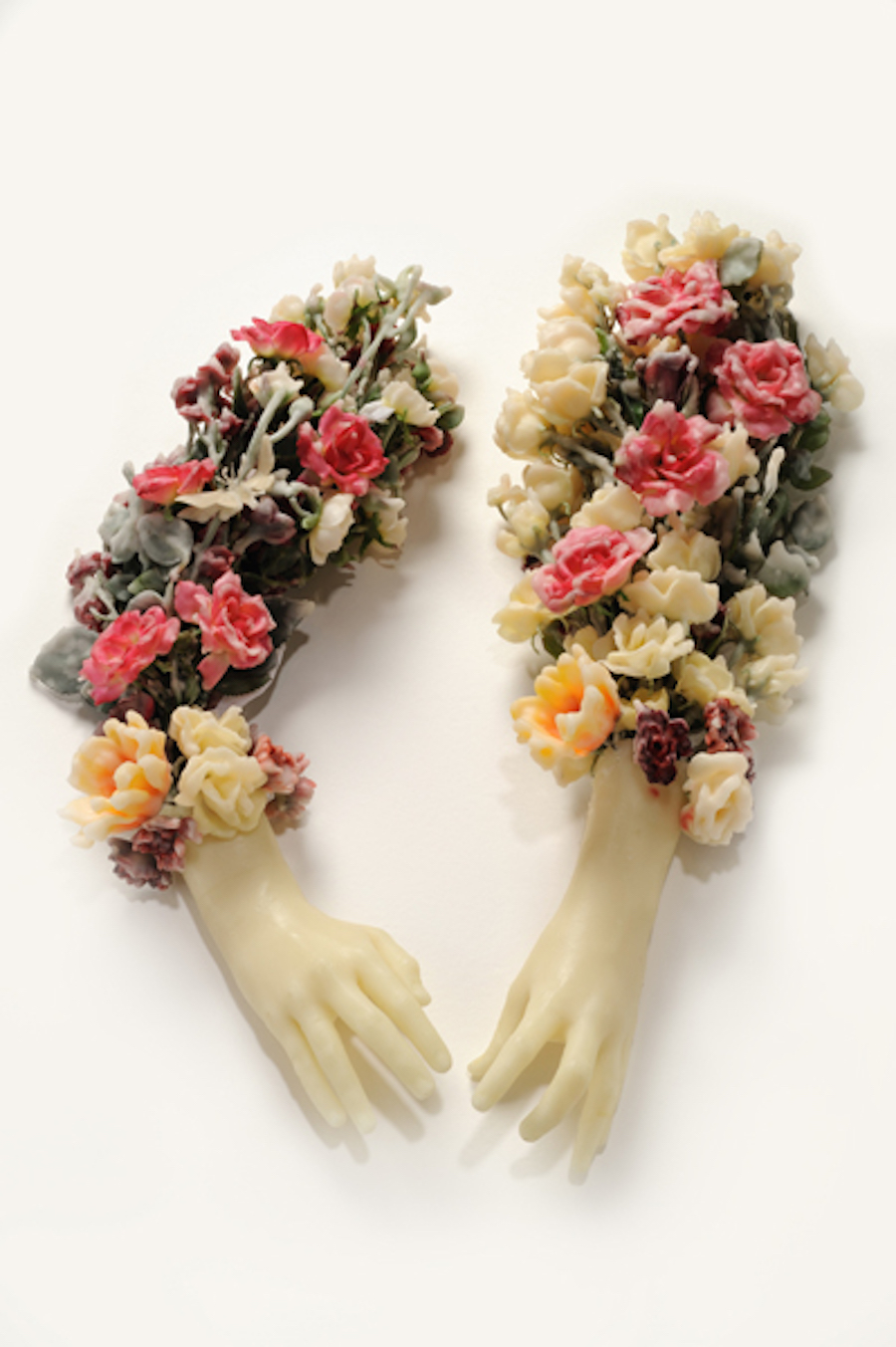 Surprising Floral Sculptures made of Wax2
