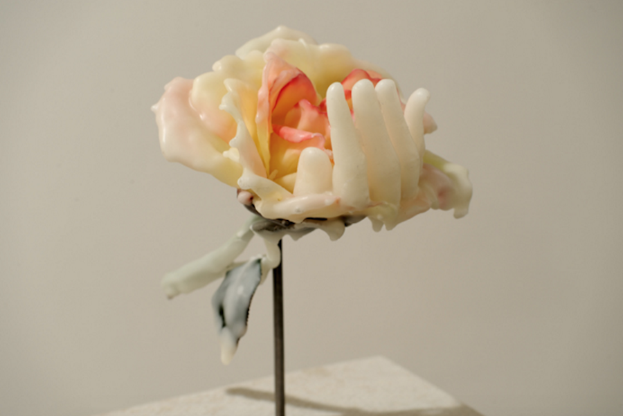 Surprising Floral Sculptures made of Wax5